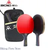 Table Tennis Raquets Professional 6 Star Racket 2pcs Ping Pong Set Pimplesin Blade di qualità Hight con borse 230822