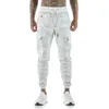 Godlikeu Summer Mens Cargo Pants Camo Winter Casual White Camouflage Fitness Sport Training Trousers258G
