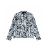 2023 Mens Jackets Classic Paris Style Denim Jacket Thin Coat Print Letter Casual Stylist Overcoat Outwear US M-XL