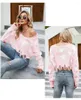 Women's Sweaters 2023 Rushed Real Cotton Sale Short Sexy Navel Knit Long Sleeve Pattern V-neck Pullover Sweater