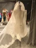 Veli da sposa Real POS di alta qualità in pizzo di alta qualità Bellissimo velo da sposa 5 metri Accessori per spose avorio bianco