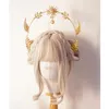 Party Supplies Gorgeous Wedding Headdess Retro Lolita Princess Virgin Hair Crown Halo Notre Dame Costume Props Barock gotisk pannband