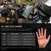 Cinq doigts gants Ozero hommes écran tactile en cuir moto gant extérieur doigt complet motocycliste conduite vélo accessoires de vélo 230823