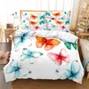 Ensembles de literie ensemble papillon housse de couette 3d Design de mode décoration roi ensembles de lit Double 230822