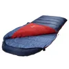 Sleeping Bags DZQ 30-Degree Hooded Rectangular Sleeping Bag Blue 35"x88" lightweight sleeping bagcamping supplies 230823