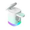 RGB LED-Nachtlampe 3 in 1 Multifunktion magnetisch drahtloses Fast Ladegerät Faltbarer Telefonhalter für iPhone Airpods Apple Watch Ultra 8 7