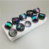Fatube Rainbow Bubble Shot Glass Cup Tube para Skrr 8ml/Skrr-S 8ml/Luxe Kit/Luxe S Kit/II 220W/Gen/Gen S/Nano 3,5ml/Revinger com NRG 6,5ml/Revingle X 6.5ml/Comprwarda