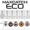 Acessórios de pesca Maximumcatch de alta qualidade ECO 2 3 4 5 6 7 8 WT ROLO DE ALUMURO DE ARBORLO GRANDE Mão de alumínio alterada 230822