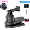 Inne produkty kamery ULANZI Magnetyczne plecak zacisk klipu 360 Rotacja dla GoPro Hero 11 10 9 8 7 6 5 Insta360 x3 DJI Mini 3 Akcesorium akcji 230823