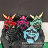 Party Masks Evil Demon Kabuki Samurai Hannya Mask Halloween Collective Decorative LatexResin Japan Prajna Ghost Scary Masquerade Helmet 230822