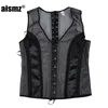 Aismz Corset Hommes Slim Fit Débardeur Shapewear Poitrine Binder Gilet Veste Steampunk Gothique Homme Sous-Vêtements 230823