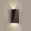 1PC 6W Luminária de arandela de parede LED interna até a lâmpada de parede para o quarto Staircase291a da sala da sala de estar