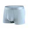 Underpants 2023 Summer Ice Silk Underwear For Men Ultra-thin Quick Drying Breathable Seamless And Antibacterial