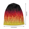 Bérets rouge brûlant feu course flammes Bonnet chapeaux mode tricoté chapeau pour femmes hommes automne hiver chaud Skullies bonnets casquettes