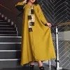 Ethnic Clothing Fashion Sequin Patchwork Flared Sleeve Abaya Dubai Muslim Womens Loose Robe Party Banquet Maxi Dress Eveing Gown Kaftan