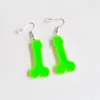 Dangle Earrings 2023 Fashion Green Men Human Organs Acrylic Drop For Women Personality Earring Girl Female Party Jewelry