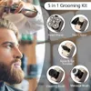 Men's Electric Shaver Beard Hair Trimmer 5D Floating Blade Head Electric Razor Multifunction Bald Head Shaving 2023 New Arrivals L230823