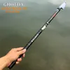 Boat Fishing Rods Carbon Fiber 2.7 3.6 4.5 5.4 6.3M Spinning Rod M Power Telescopic Rock Carp Feeder Surf 230822