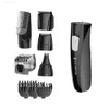 Remington Head-to-tå Grooming Set Men's Personal Electric Razor Electric Shaver Trimmer Black PG525D L230823