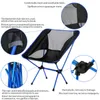 Obozowe meble kempingowe Przenośne składane krzesła Ultralight for Outdoor Travel Beach BBQ Turing Picing Fat Fat Fating Foorbleble Tools 230822