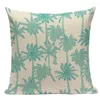 Oreiller décoratif couvre oreillers décor à la maison fleur tropicale rétro Style européen taie d'oreiller Floral canapé rembourrage 45x45 E2218