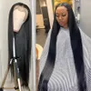 Glueless 5x5 Closure Straight Wig 40インチの人間の髪のかつらストレートレースフロントウィッグ女性用13x4 HD透明な前線ウィッグセール