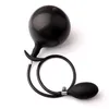 Sfera in acciaio silicone gonfiabile ingannabile anale intercourse sesso flirting masturbation equipaggiamento per adulti divertimento