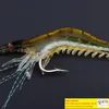 90mm 7g Soft Simulation Prawn Shrimp Fishing Floating Shaped Lure Bait Bionic Artificial Lures with HookZZ