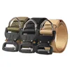 3.8cm imitation nylon cobra tactical belt with quick release alloy buckle belt for military fans men's belt