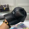 Women's Luxury Designer Ball cap Men's hat Leather Material Letter Embroidery Adjustable Size 3 Colors casquette