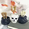 Other Festive Party Supplies 6/12/22pcs Mini Broom Witch Straw Brooms DIY Hanging Ornaments for Kids Halloween Party Decoration Costume Props Accessories L0823