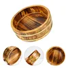 Dinnerware Sets Sushi Bucket Cooking Wood Barrel Rice Mistura Tubra