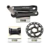 Grupos de bicicletas Goldix Kids Dobing Crank 28 30 32 34 36t Sprocket Ultralight Hollow para Shimanosram Shifting System Integrated Crankset 230822