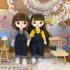 Poppen 16 cm Doll speelgoed voor 18 bjd schattige mode meisjes jongens met hoed kleding volle sets verkleed kinderverjaardagsgeschenk 230822