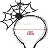 Party Hats Halloween Horror Atmosphere Headwear Spider Web Bat Wings Knife Devil Horns Headband Happy Halloween Ghost Festival Party Decor L0823