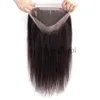 Synthetische pruiken kanten sluiting alleen 360 kanten frontale Braziliaanse lichaamsgolf menselijk haar recht vooraf geplukte transparante natuurlijke kleur remy haar yarra x0823