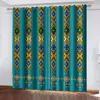 Curtain 3D Modern Eritrean Ethiopian Culture SabaTelet Design Luxury 2 Pieces Shading For Home Living Room Bedroom Hook