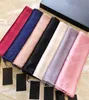 Silk Scarf 6 Color square scarfs for womens Mens luxurys Pashmina Top quality size 180x70cm