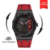 Montres-bracelets Original 3D Real Man Montres étanche Rotation Voiture Rim Montre Quartz Sports Sports 360 ° Spinning pour hommes Horloge AMG G55