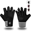 Sports Gloves Men Half Finger Cycling Pro Gym Fitness Weight Lifting Body Building Training Exercise Workout Bike 230822