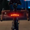 バイクライトウエスト自転車自転車アラームリモートステアリングテールライトIP65防水USB充電テールライトサイクリング安全防止230823