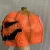 Party Supplies Pumpkin Mask Halloween Evil Devil Cosplay Latex Headgear Horror Props Ghost