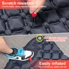 Outdoor Pads PACOONE Outdoor Sleeping Pad Camping Inflatable Mattress Built-in Pump Ultralight Air Cushion Travel Mat With Headrest For Trave 230823