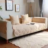 Stoelhoezen 1 PCS Four Seasons Sofa Cover Antiskid bank handdoek Leather General Pluche Sofa Slipcover 230822