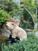 Decorazioni da giardino Personalità creativa che indossa un cappello stivali graziosi decorazioni di villa di maiale ornamenti per animali da giardinaggio