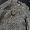 Męskie bluzy bluzy jesienne zima koreańska damska samotna marka luksusowa elegancka wełniana wełniana płaszcz retro marynarkalna kurtka top casaco warstwę 230822
