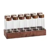 Storage Bottles Coffee Bean Cellars Wooden Display Stands Food Containers Beans For Retail Bar Cafe