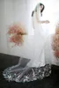 Bridal Veils Embroidery 3M Long Wedding Veil Flower Luxurious For Bride With Comb Velos De Novia