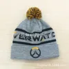 Bonnet/Crâne Casquettes Acrylique jacquard tricoté chapeau de football automne et hiver isolation brodé chapeau de laine professionnel J230823