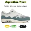 Zapatos de rodillos zapatos 2023 para hombre 87 corriendo hombres entrenadores 1 Digner zapatillas de deporte 1S Big Bubble Sport Red Patta Wav Honey Dew PRM Duck Pecan Lunares Shima Crepe Soft Grey Mujeres